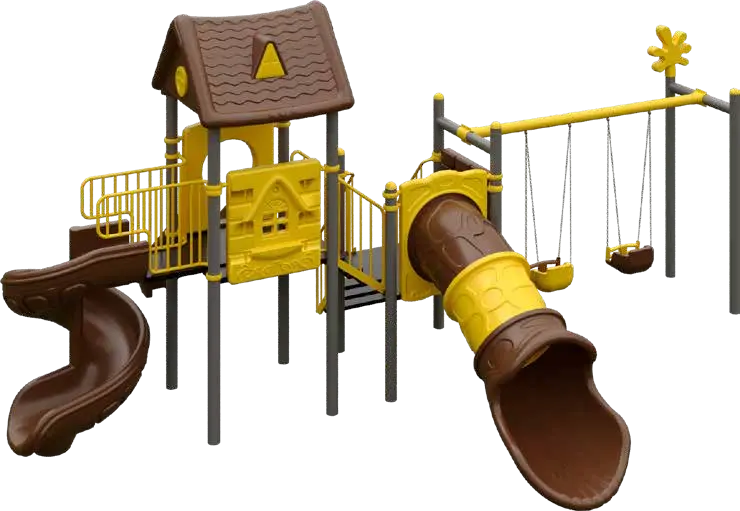 Ev Oyun Grubu Çocuk Parkı Seti EV-01 Ev oyun grubu çocuk parkı kaydırak salıncak seti Sarıyahşi Aksaray üretim