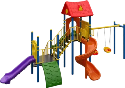 Kaydırak ve salıncaklı ev oyun grubu çocuk parkı Aksaray üretim